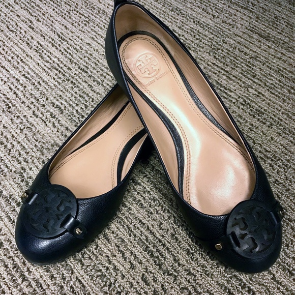 Tory Burch Mini Miller Flats - Navy - Picture 3 of 6